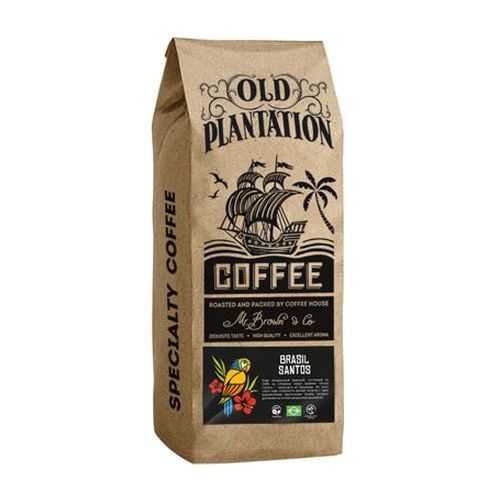 Кофе Old Plantation Specialty Coffee Brasil Santos в зернах 250 г в Несте Ойл