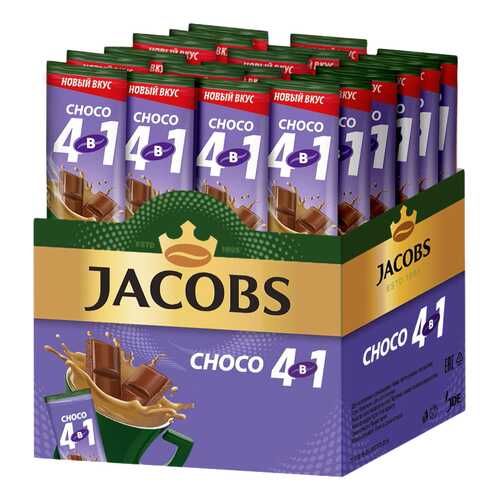 Кофе растворимый Jacobs 4в1 choco 24 стика в Несте Ойл