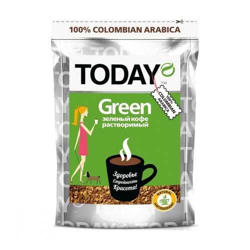 Кофе Today Green растворимый с зеленым кофе 75 г в Несте Ойл