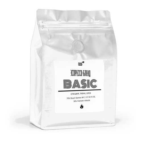Кофе в зернах Black coffee beans Basic, 250 г в Несте Ойл