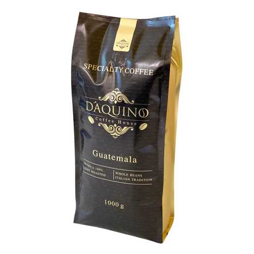 Кофе в зернах DAQUINO 100% светлая обжарка Арабика Гватемала Спешиалти (Specialty) 1000 г в Несте Ойл