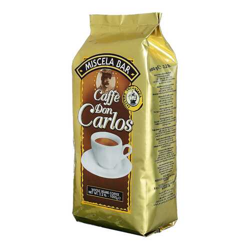 Кофе зерновой Carraro don Carlos 1 кг в Несте Ойл