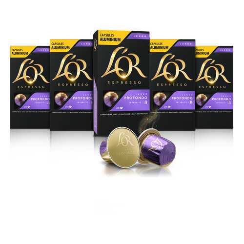 Набор кофе в капсулах L’OR Espresso Lungo Profondo 10 упаковок в Несте Ойл