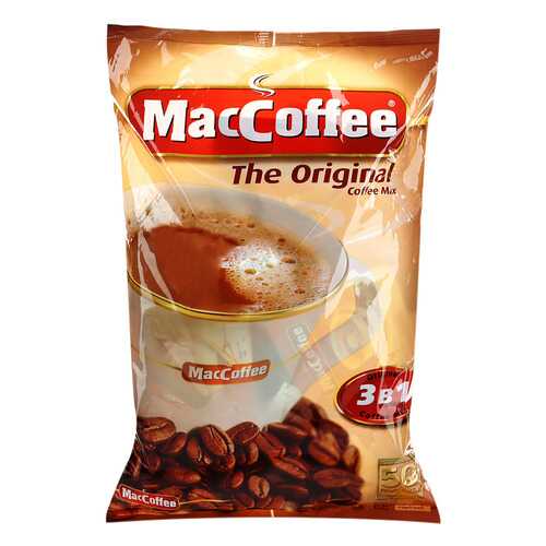 Напиток MacCoffe кофейный original 3в1 растворимый 20 г 50 пакетиков в Несте Ойл