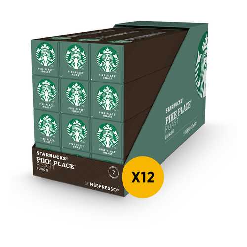 STARBUCKS Pike Place Roast кофе молотый в капсулах для системы Nespresso, 12 шт в Несте Ойл
