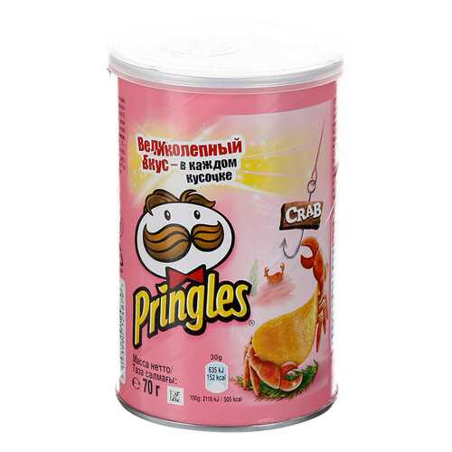 Чипсы Pringles картофельные со вкусом краба 70 г в Несте Ойл