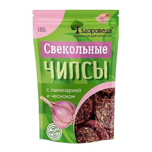 Чипсы свекольные Здороведа с ламинарией и чесноком в Несте Ойл