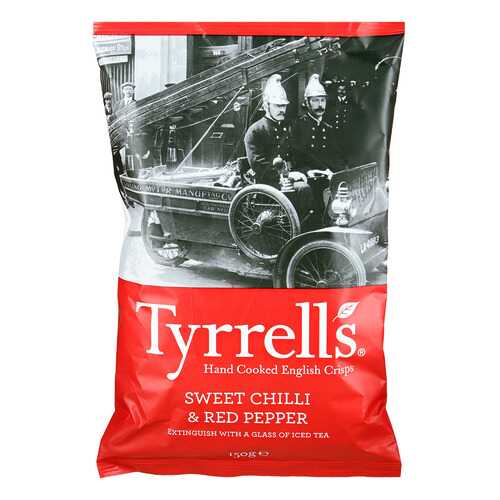 Чипсы Tyrrells с красным перцем и перцем чили 150г в Несте Ойл