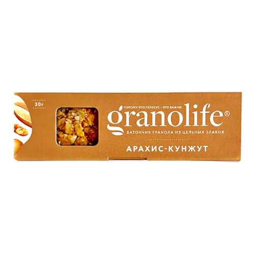 Батончик-гранола Granolife арахис-кунжут в Несте Ойл