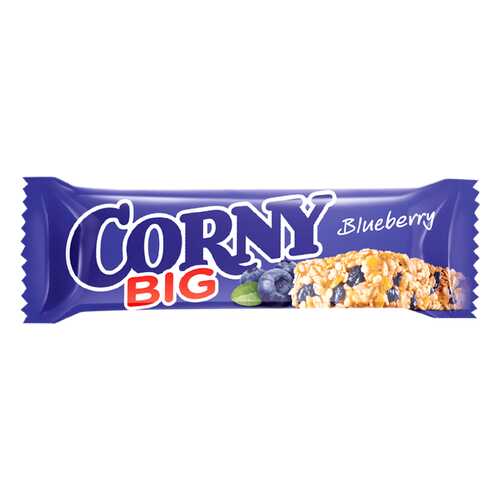 Corny BIG Злаковая полоска с черникой 24 штуки по 40г в Несте Ойл