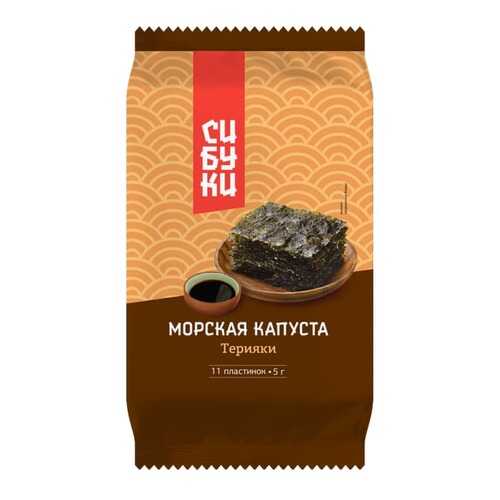 Морская капуста сушеная Сибуки терияки 5 г в Несте Ойл