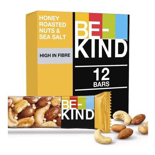 Ореховый батончик BE-KIND с медом и морской солью 12 штук по 40 г в Несте Ойл