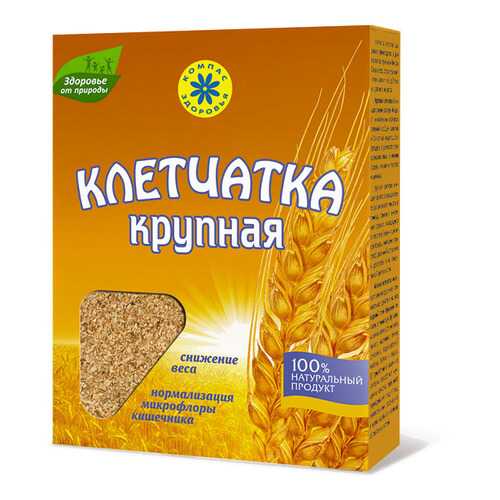 Клетчатка Компас Здоровья пшеничная крупная 150 г в Несте Ойл
