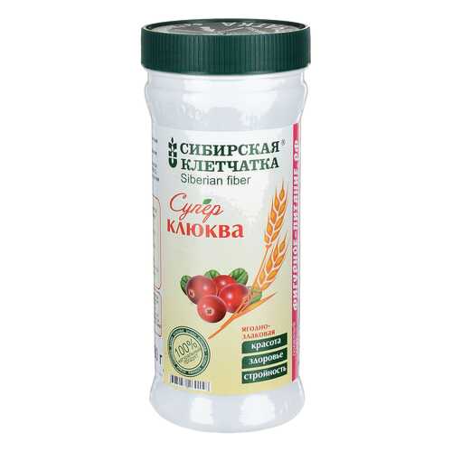 Клетчатка Сибирская Клетчатка суперклюква 280 г в Несте Ойл
