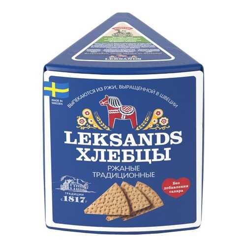 Хлебцы темно-ржаные Традиционные Leksands by Bionova, 200 г, Швеция в Несте Ойл
