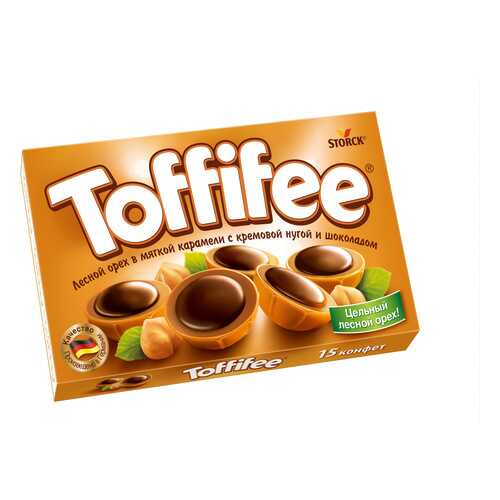 Конфеты toffifee Storck лесной орех в мягкой карамели с кремовой нугой и шоколадом 125 г в Несте Ойл