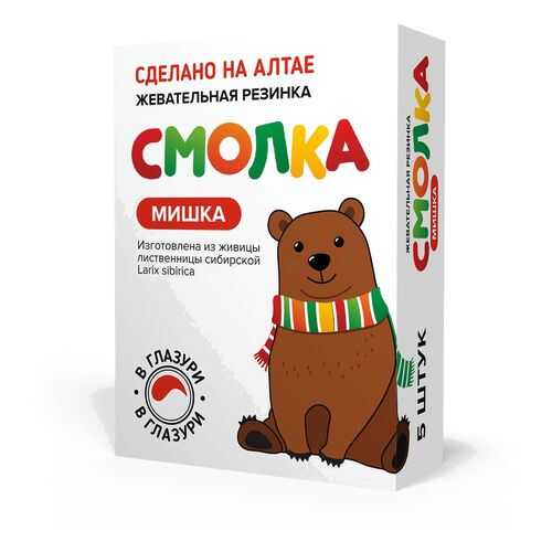 Смолка Мишка в глазури 5 шт в Несте Ойл