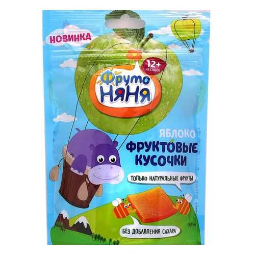 Фруктовые кусочки ФрутоНяня из яблок в Несте Ойл