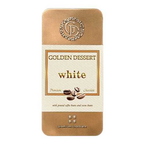 Шоколад Golden Dessert, белый, с молотыми кофейными зернами и какао-бобами, 100 гр в Несте Ойл