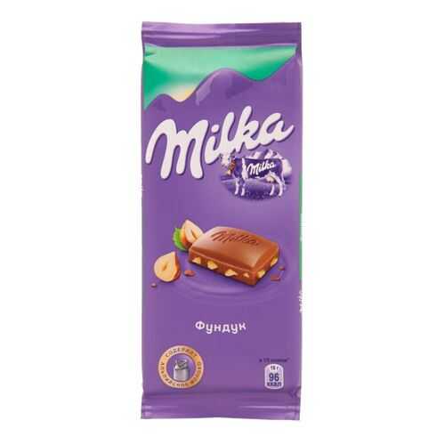 Шоколад молочный Milka фундук 90 г в Несте Ойл