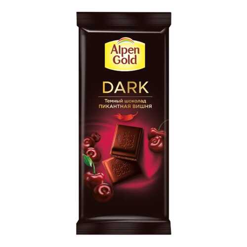 Шоколад темный Alpen Gold пикантная вишня 85 г в Несте Ойл