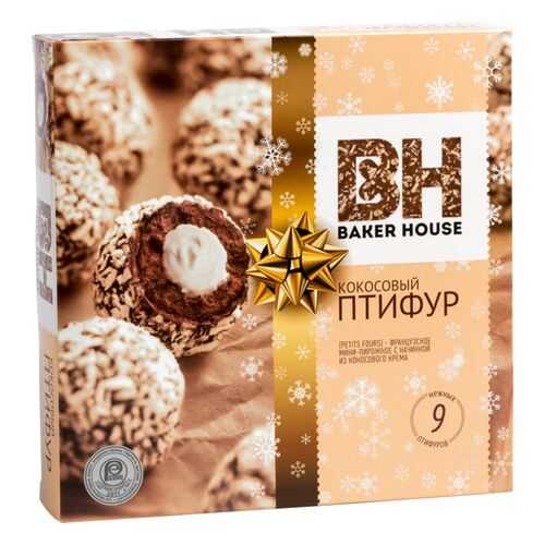 Мини-пирожные Baker House птифур с кокосовым кремом 25 г 9 штук в Несте Ойл