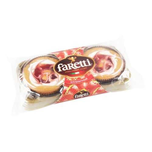 Пирожное Faretti клубничное 130 г в Несте Ойл
