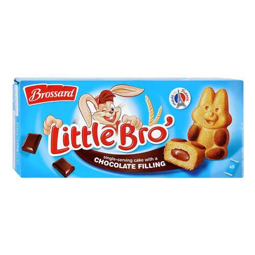 Пирожное Little Bro с шоколадной начинкой 5шт*28г в Несте Ойл