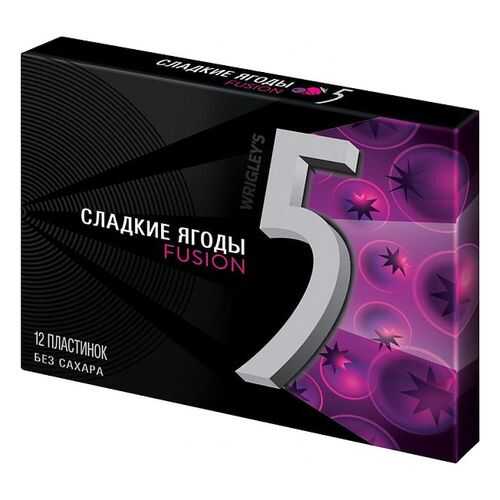 Жевательная резинка Five fusion cладкие ягоды 31.2 г в Несте Ойл
