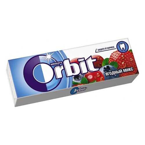 Жевательная резинка Orbit ягодный микс 13.6 г 30 штук в Несте Ойл