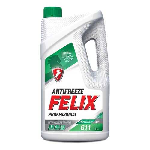 Антифриз Felix PROLONGER готовый -40C зеленый 3 кг 430206327 в Несте Ойл