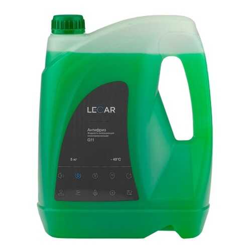 Антифриз LECAR G11 готовый -40C зеленый 5 л LECAR000021210 в Несте Ойл