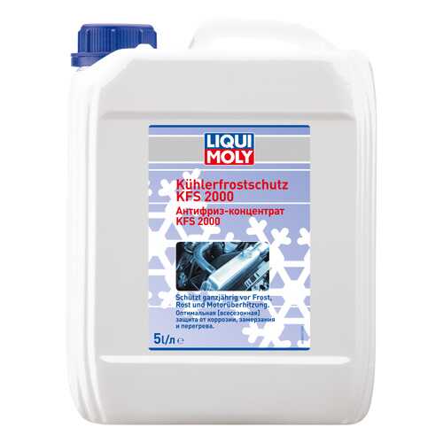 Антифриз LIQUI MOLY KUHLERFROSTSCHUTZ KFS 2000 Сине-зеленый Концентрат 5л в Несте Ойл