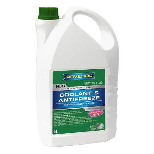 Антифриз RAVENOL G12+ зеленый концентрат 5л в Несте Ойл