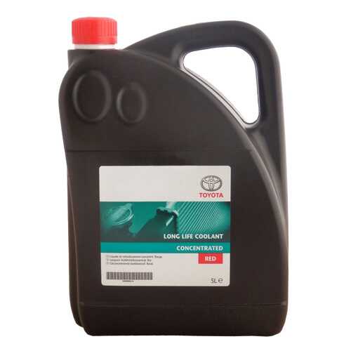 Антифриз Toyota LONG LIFE COOLANT CONCENTRATED Красный Концентрат 5л 5.05кг в Несте Ойл