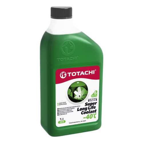 Охлаждающая жидкость TOTACHI SUPER LLC GREEN -40C 1л. в Несте Ойл