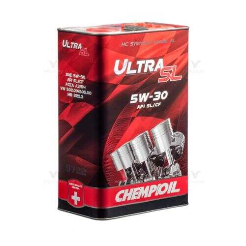 9722 CHEMPIOIL ULTRA SL 5W-30 (A3 B3) 1 л. (metal) синтетическое моторное масло 5W30 в Несте Ойл