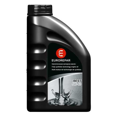 EUROREPAR Масло Моторное Синтетическое 1л - Масло Eurorepar Best 5w-40: Aae Group B6, Api в Несте Ойл