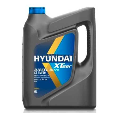 HYUNDAI XTeer Масло Моторное 5w30 Hyundai Xteer 6л Синтетика Diesel Ultra C3 в Несте Ойл