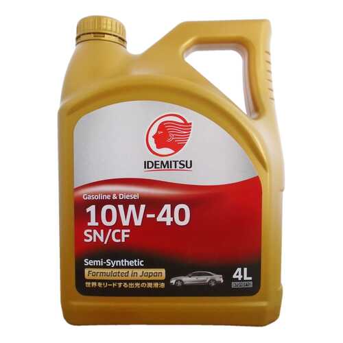 IDEMITSU Масло Мотор Sn/Cf 10w40 (4 Л) S-S в Несте Ойл
