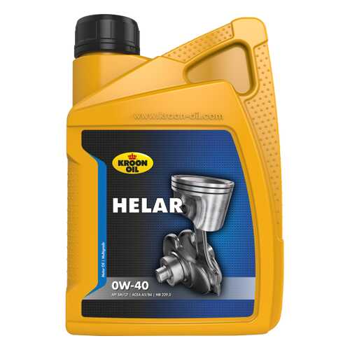 KROON OIL Масло Моторное Helar 0w40 1l в Несте Ойл