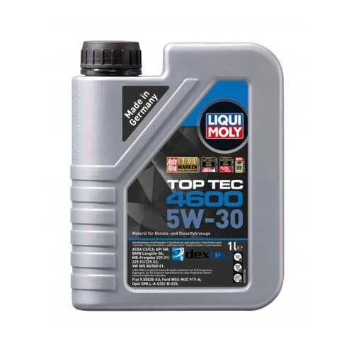 Масло Моторное Liqui Moly Top Тес 4600 5w-30, 1l Liqui moly арт. 2315 в Несте Ойл