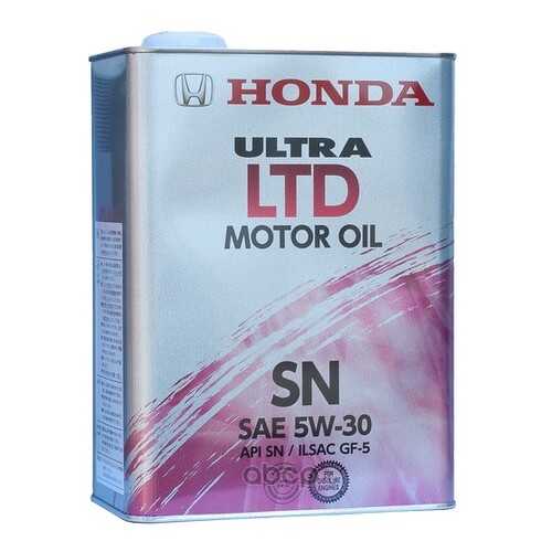 Масло Моторное Полусинтетическое Honda Ultra Ltd-Sn 5w-30 4л 0821899974 HONDA арт. 8218999 в Несте Ойл