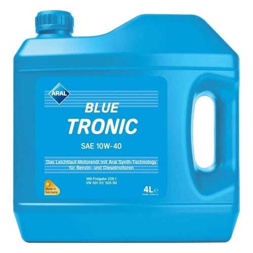 Моторное масло Aral BlueTronic SAE 10W-40 4л в Несте Ойл