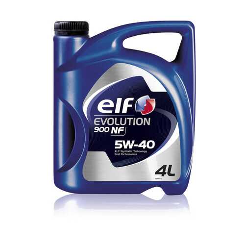 Моторное масло elf Evolution 900 NF 5W-40 4л в Несте Ойл
