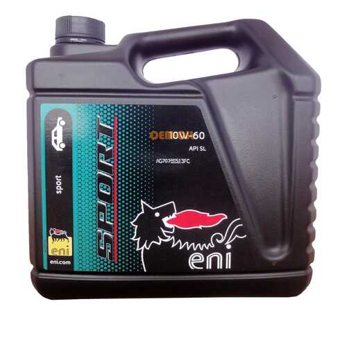 Моторное масло Eni Sport 10W-60 1л в Несте Ойл