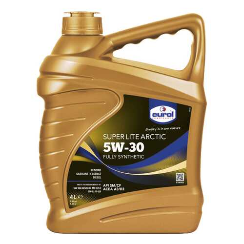 Моторное масло eurol Super Lite Arctic 5W-30 4л в Несте Ойл
