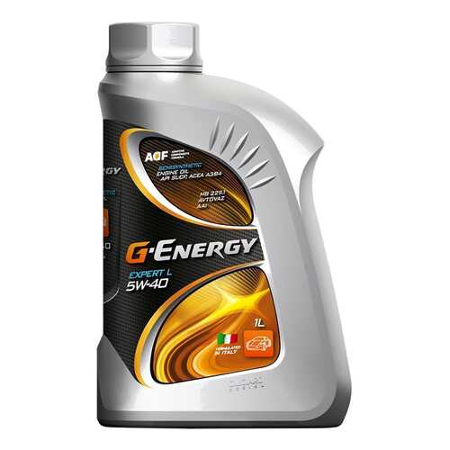 Моторное масло Gazpromneft G-Energy Expert L 5W-40 1л в Несте Ойл