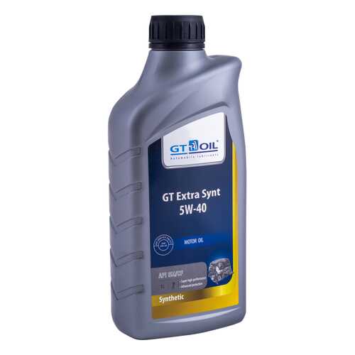 Моторное масло GT-Oil Extra Synt 5W-40 1л в Несте Ойл