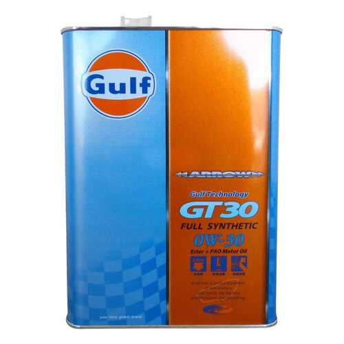 Моторное масло Gulf Arrow GT 30 0W-30 4л в Несте Ойл
